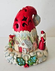 JIM SHORE HC 2007 "HATS OFF TO CHRISTMAS MAGIC" LIGHTED SANTA HAT works MUST SEE - Picture 1 of 6