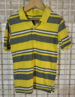 Boys Youth Faded Glory Yellow Collared Polo Size 6/7 - Image 1 of 4