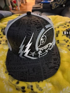 Metal Mulisha Ghost 2 Flex Baseballkappe für Herren brandneu schwarz & grau L\XL - Bild 1 von 11