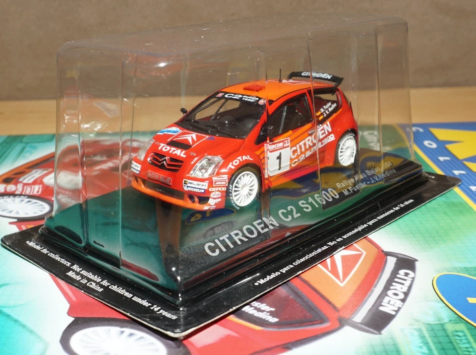 Citroen C2 S1600 Rally Rias Bajas 2004 Deagostini 1:43 Modellismo 1/43 auto - Immagine 1 di 4