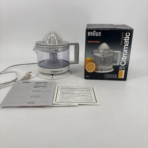 Braun Citromatic Spremiagrumi Elettrico Edizione Gourmet MPZ 7 -4161 Scatola Aperta - Foto 1 di 11