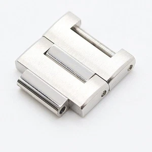 GUCCI 2 Link 115.4 Ladies Watch Band Bracelet Parts Silver Color 15mm used Japan - Picture 1 of 3