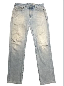 Adriano Goldschmied Jeans Mens 29x27 Light Wash Distressed Modern BM8903 - Picture 1 of 11
