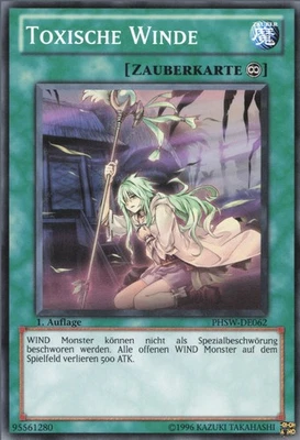 YuGiOh Toxische Winde PHSW-DE062 Common NM 1st - Bild 1 von 2