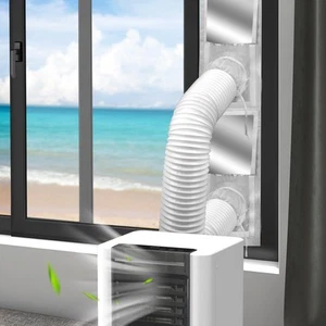 Portable Air Conditioner Window Vent Kit, Universal Sliding 28x102~162cm - Picture 1 of 7