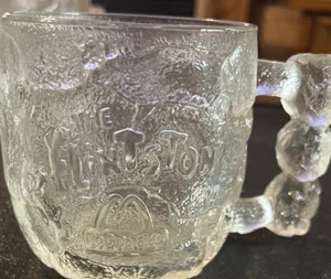 The Flintstones Rocky Road Vetro McDonald's 1993 Tazza Roc Donald's Made in USA 3D - Foto 1 di 8