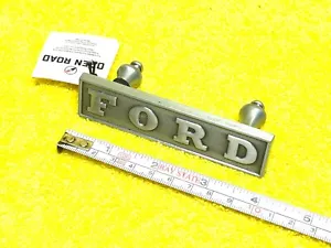 FORD OPEN ROAD Handle Drawer Pull Brushed Nickel Garage Cabinet Man Cave Knob - Picture 1 of 5