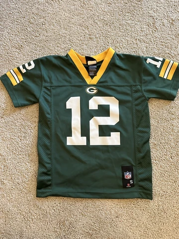 Aaron Rodgers Green Bay Packers Jersey Youth Size S Cover