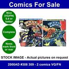 2000AD #308 309 - 2 comics VG/FN