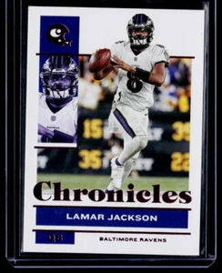 2021 Panini Chronicles #7 Lamar Jackson Pink - Picture 1 of 2