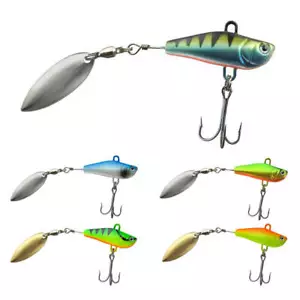 Jenzi Phantom-F Spinner Jig 2 5 cm 17 g trucha perca colza cebo metálico - Imagen 1 de 6