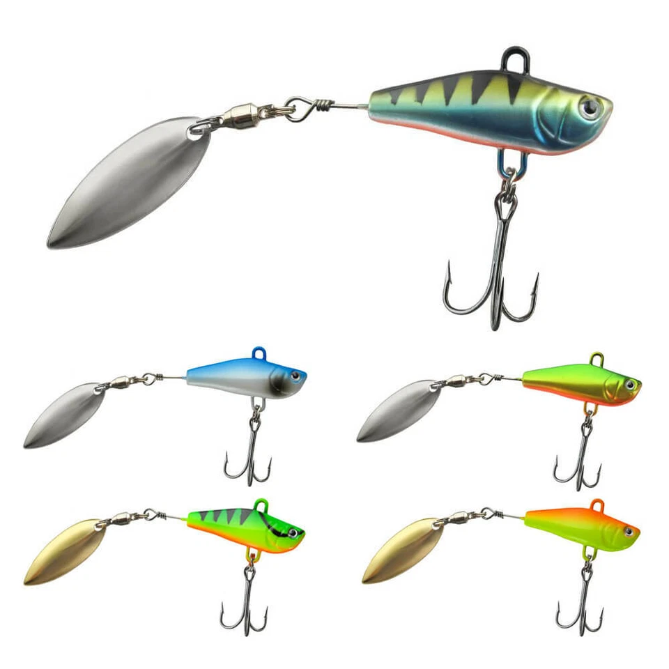 Jenzi Phantom-F Spinner Jig 2 5cm 17g Forelle Döbel Barsch Rapfen Metall Köder - Bild 1 von 1