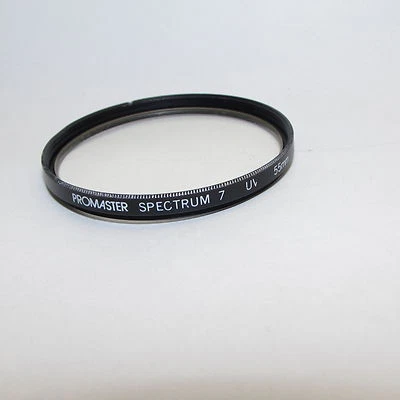 Used PromasterSpectrum 7 UV 55mm Lens Filter Made in Japan S311141 - Image 1 of 2
