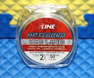 Línea de hielo P-Line HP-Fluoro 100 % fluorocarbono 50 yardas PFCI transparente ELIGE EL PESO DE LA LÍNEA Foto 1 de 2