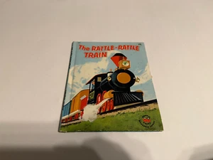 VINTAGE 1957 CHILDRENS WONDER BOOK THE RATTLE-RATTLE TRAIN near mint - Picture 1 of 2