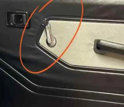 Pair Chrome Window Crank Handle Interior Manual For Nissan Datsun 620 1972-1979 - Image 1 of 4