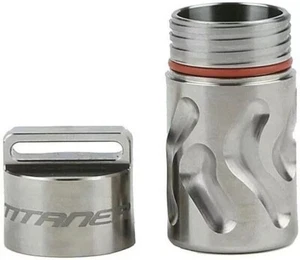 TITANER Titanium Alloy Waterproof Emergency Capsule Box Outdoor EDC Pill Case - Picture 1 of 8