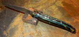 Laguiole Klappmesser Mammutzahn Damast - Bild 1 von 4