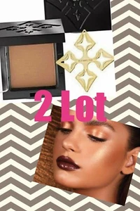 2 Lot Fusion Beauty Baked Powder Bronzer Medium Tan Radiant, .27oz BNIB - Picture 1 of 4