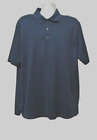 Reebok Golf  Collared  Plain Polyester Polo T-Shirt Men's Size 1XL COLOR BLUE.