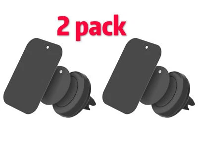 2 Pk Magnetic Car Mount Air Vent Stand GPS Cell Phone Holder For iPhone Samsung - Image 1 of 4