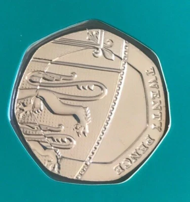 Simply-Coins~ 2018 TWENTY 20 PENCE COIN BRILLIANT UNCIRCULATED BU BUNC - Image 1 of 3