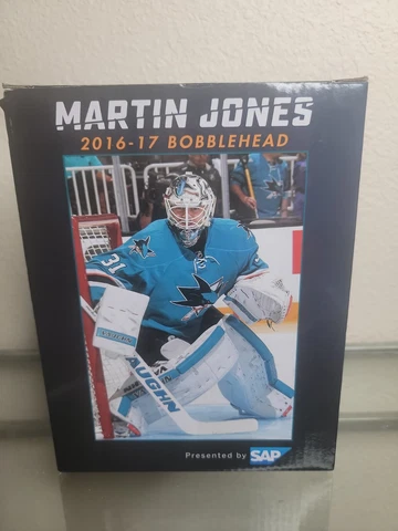 NHL San Jose Sharks 2016-2017 SGA Martin Jones Goalie Bobblehead Cover