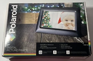 Polaroid PDF 700 7” Digital Picture Frame Hi- Resolution LED Display - Picture 1 of 5