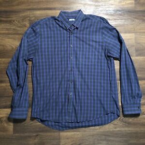 Men's Steven Alan Long Sleeve Striped Made in USA Shirt Size XL