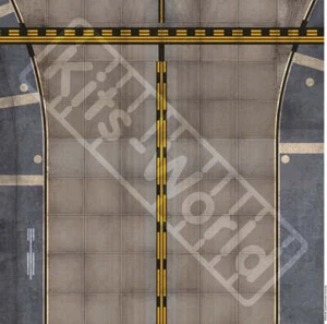 Kits-World B48-488 1:48 Tyndall AFB USA 670mm x 670mm Self-Adhesive Matt Vinyl M - Picture 1 of 1