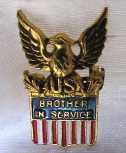 WWll Brother in Service Coro Sterling Silver Pin - Picture 1 of 2