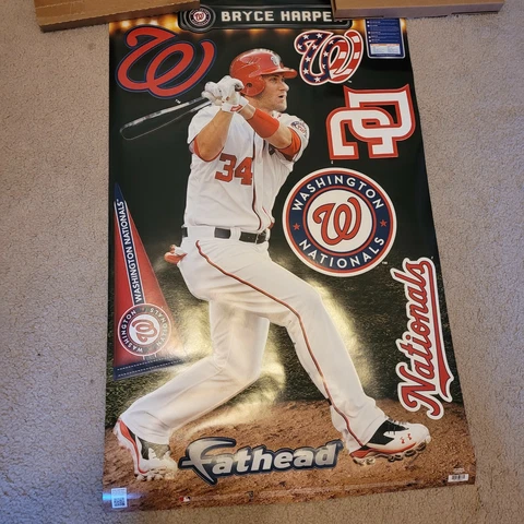 Bryce Harper Nationals Fathead Jr Poster Cover