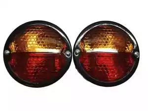 Par de luces marcadoras de freno trasero para Willys Ford Jeep MB Gpw M38 CJ2A CJ3A CJ3B - Imagen 1 de 6