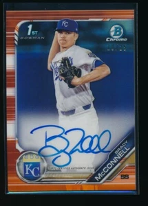 BRADY MCCONNELL AUTO 2019 Bowman Chrome Draft Autograph ORANGE REFRACTOR #/25 RC - Picture 1 of 1