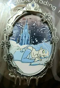 Disney Pin Artland Gothic Princess Frozen Elsa Sleeping LE 200 #143586 SOLD OUT - Picture 1 of 4