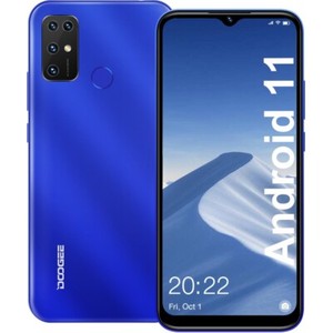 Smartphone DOOGEE X96Pro 6,52 pouces Android 11 sans abonnement téléphone portable visage/empreinte digitale ID