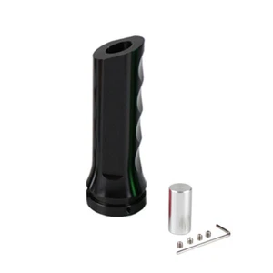 Aluminum Auto Car Hand Brake Sleeve Handbrake Handle Hand Protector Cover BLACK - Imagen 1 de 3