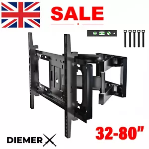 TV Wall Bracket Mount Tilt & Swivel For 40-80" LCD LED Ultra Strong LG Hisense - Picture 1 of 18