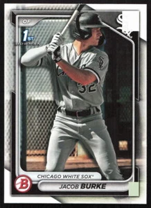 2024 Bowman #BP-116 Jacob Burke Prospects Chicago weiße Sox - Bild 1 von 2