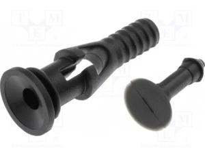 4/8 St Befestigung für Ventilatore und Gitter Plastikklammer FSP-1 schwarz Sunon - Picture 1 of 2