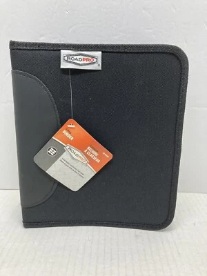 1 RoadPro, LB-004BK, Black, 3-Ring Binder, for Loose-Leaf Log Sheet, No Zipper