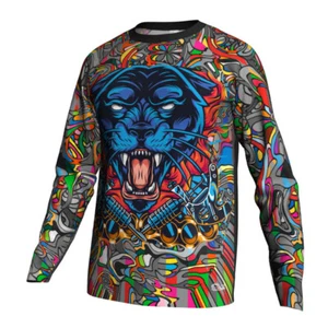 Giacca Motocross MTB Bici Camicia Ciclismo Maglia Cappotto Activewear Abbigliamento Downhill - Foto 1 di 3