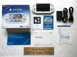 Console Sony PS Vita PCH-2000 ZA12 blanche modèle Wi-Fi avec boite d'origine - Photo 1/19