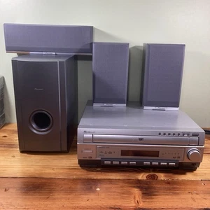 Pioneer XV-HTD510 5-Disc CD DVD Changer w REMOTE Player 5.1 Ch Receiver Speakers - Picture 1 of 21