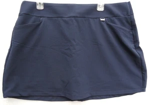 Greg Norman Skort Navy Blue Mesh Shorts Stretch Tennis Skirt Golf Womens Size XL - Picture 1 of 12