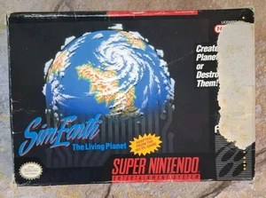 SimEarth: The Living Planet solo en caja - Super Nintendo SNES *VER DESCRIPCIÓN* - Imagen 1 de 10