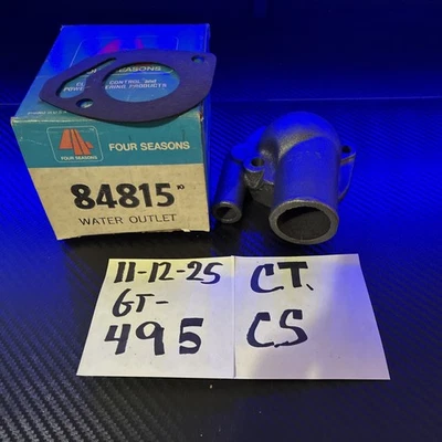 (1) 84815  4 Seasons Engine Coolant Water Outlet  , Genuine Four Season Product - Image 1 of 4