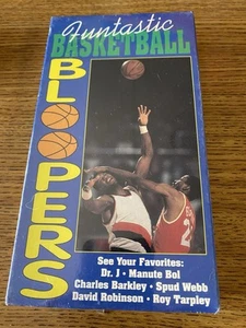 FUNTASTIC BASKETBALL BLOOPERS - (1991, VHS) - Charles Barkley, Dr J, Etc. - NEW - Imagen 1 de 1