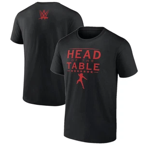 Roman Reigns WWE T-Shirt Men's Head Of The Table Graphic Top - New - Picture 1 of 3