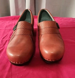 Sanita Original Danish Clogs Leather Women’s Shoes Size 37 US 6.5 - Picture 1 of 9